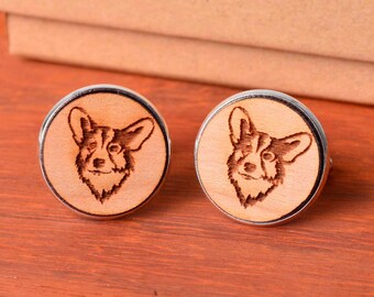 corgi cufflinks