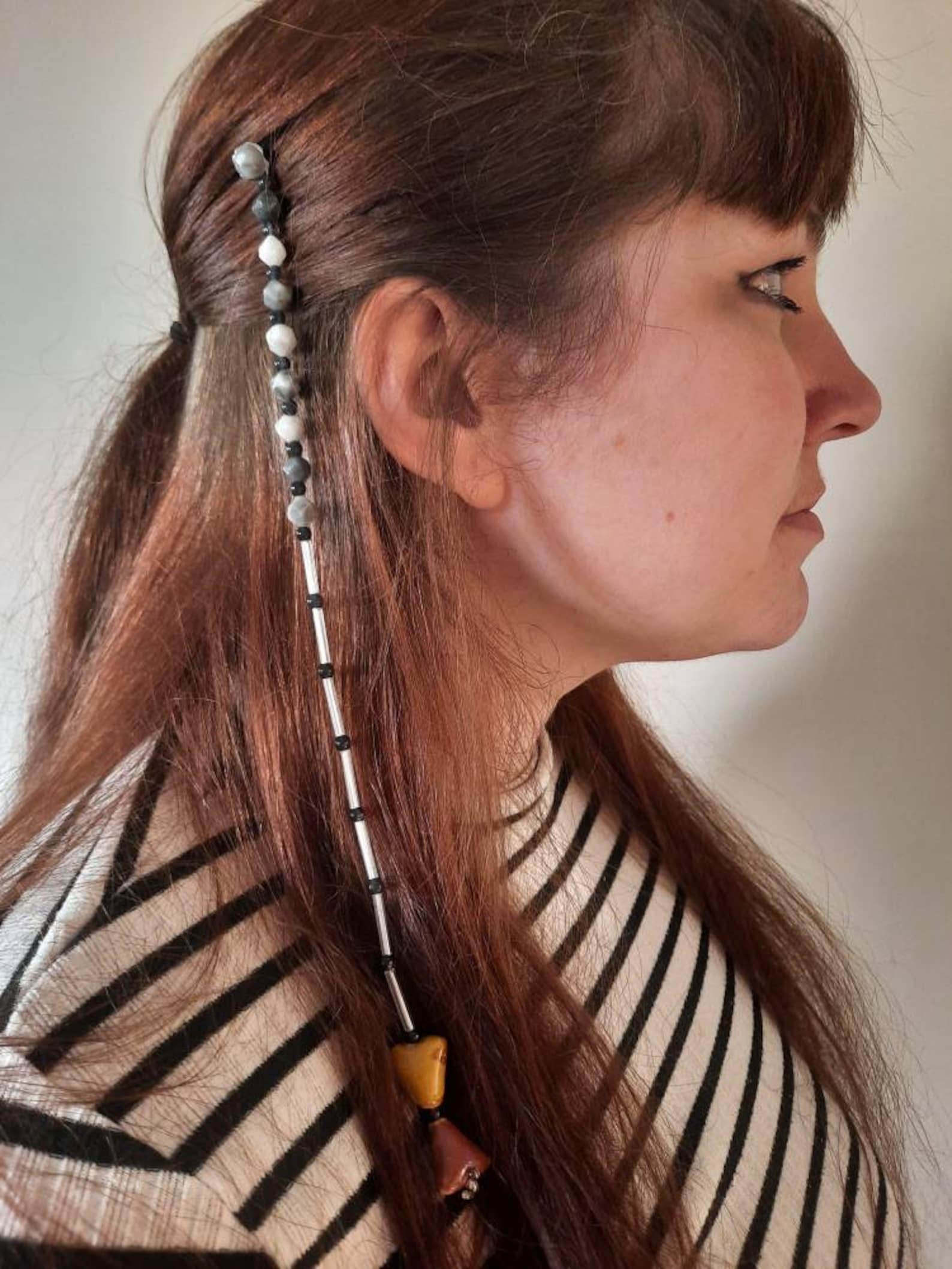 Ahsoka Tano Inspired Hair Piece Padawan Beads Braid Jedi Etsy