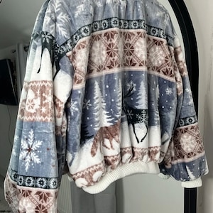 Handmade Nordic Scandinavian print Christmas jumper