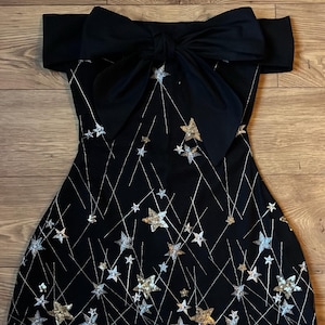 celestial zenith flared dress Dolls Kill Celestial Zenith Flared Dress Black/Silver Size Medium