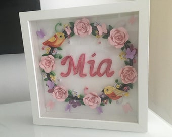 Quilling Wall Art , personalized