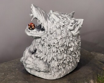 Mystic Howl: Wolf Dice Tower – Enhance Your D&D and Tabletop RPG Experience