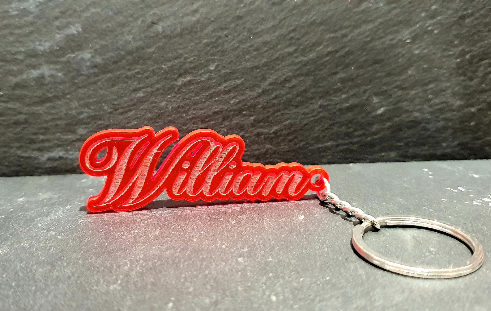 Personalised Acrylic Laser Cut/Engraved Keychain Etsy