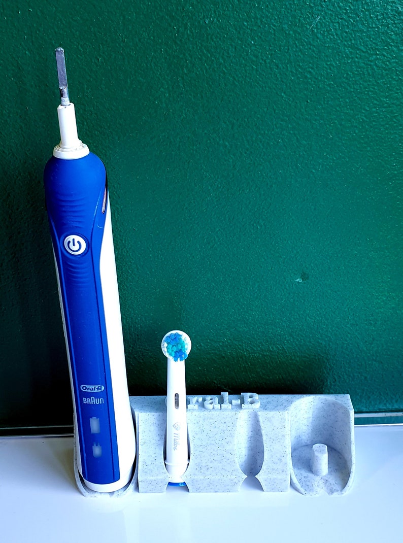 Premium 3D Printed Doubled Oral B Toothbrush Holder/stand Marble Effect