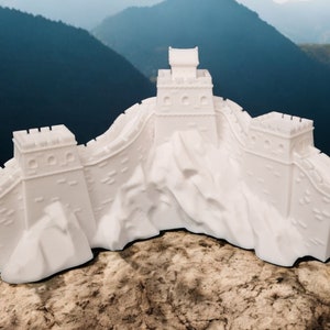 3D Printed Great Wall of China – Detailed Miniature Landmark