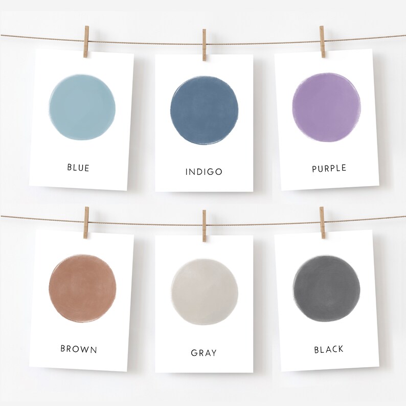 Color Cards - Digital Download, Color Flash Cards for Classroom and ...