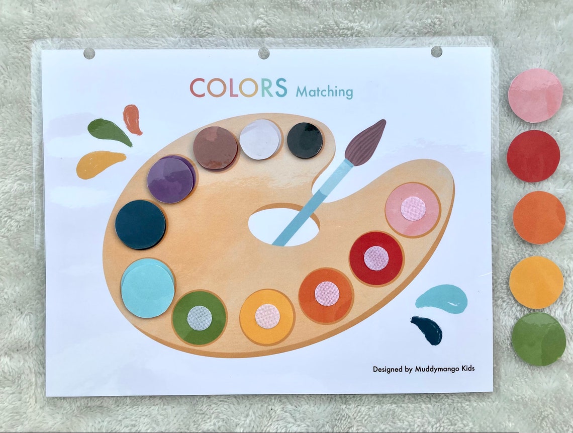 Toddler Learning Binder Busy Binder Printable Busy Book | Etsy