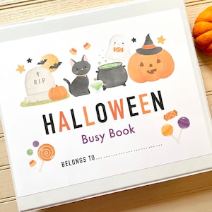 Halloween Busy Book - Digitaler Download, druckbares Halloween-Buch für Kinder