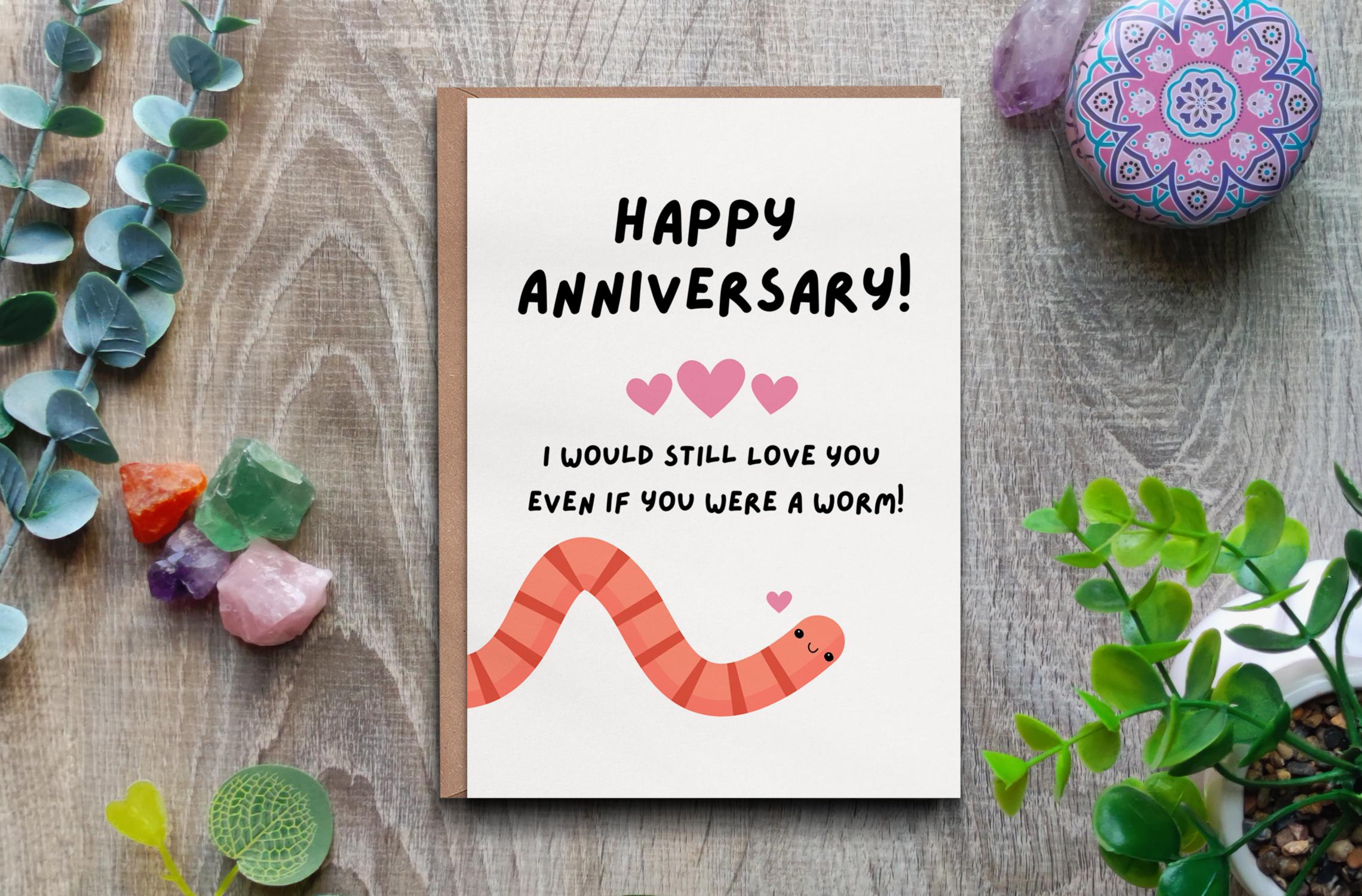 Biglietto di auguri per 65° anniversario per sorella e cognato, con