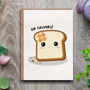 Cartão de melhoras - Cartão fofo de recuperação para ele e ela - Design Oh Crumbs