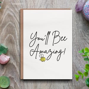 Biglietto di buona fortuna - SARAI STRAORDINARIO. Carini auguri di buona fortuna per congratulazioni per il trasloco o un nuovo inizio.
