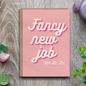 New Job Gefeliciteerd-kaart voor haar - Leuke promotiekaart voor Work Bestie Friends