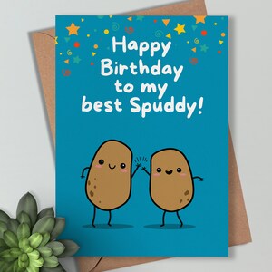 DEGASKEN Unique Birthday Cards for Best Friend - I'm So Lucky to Have Someone As Awesome As You - Good Friend Birthday Gifts for Him Her, Metal
