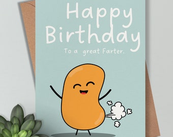 Dad Fart Card - Hilariously Unique Birthday Greeting, Perfect for Celebrating Dad's Special Day, Funny Gift