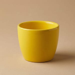 Lemon - Mini plantenpot - Bol pot geel - Ø 6 cm ↑ 6 cm