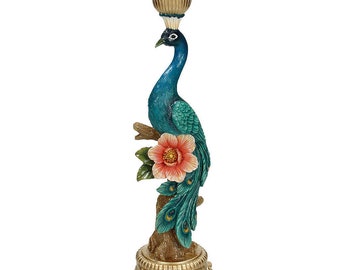 Peacock Candle Holder - Kersten