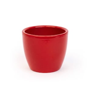 Amor en Rojo - Mini Maceta - Boule Pot Roja - Ø 6 cm ↑ 6 cm