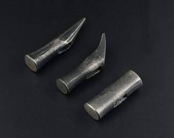 S55 HCS Forged Double Face Hammer Head Blank, Japanese Gennou Hammer Head