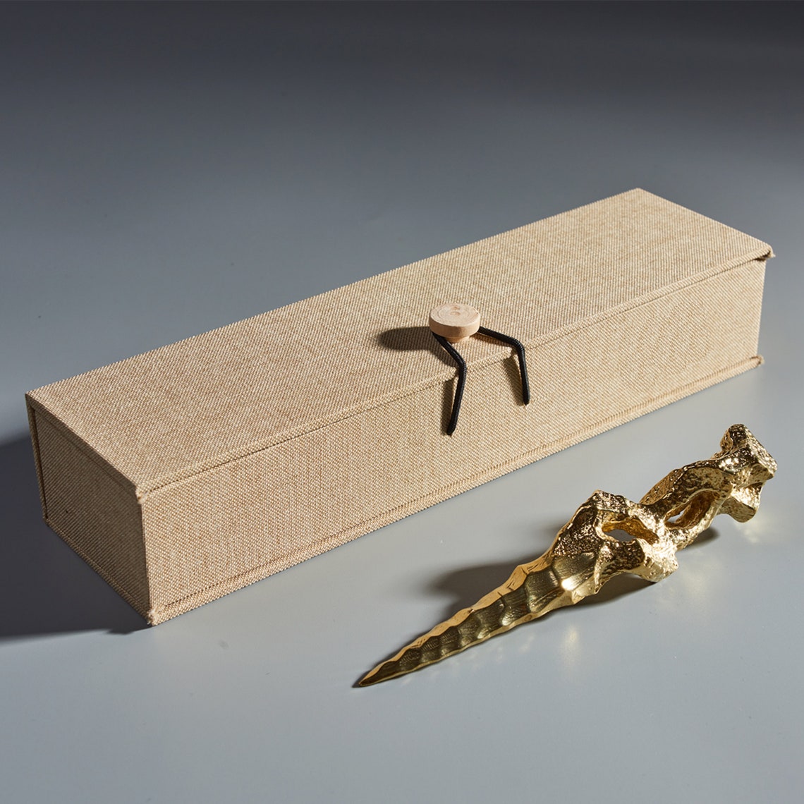 6l Solid Copper Letter Opener Tea Knife Bladeless Etsy