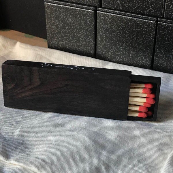 Wooden Matchbox Etsy