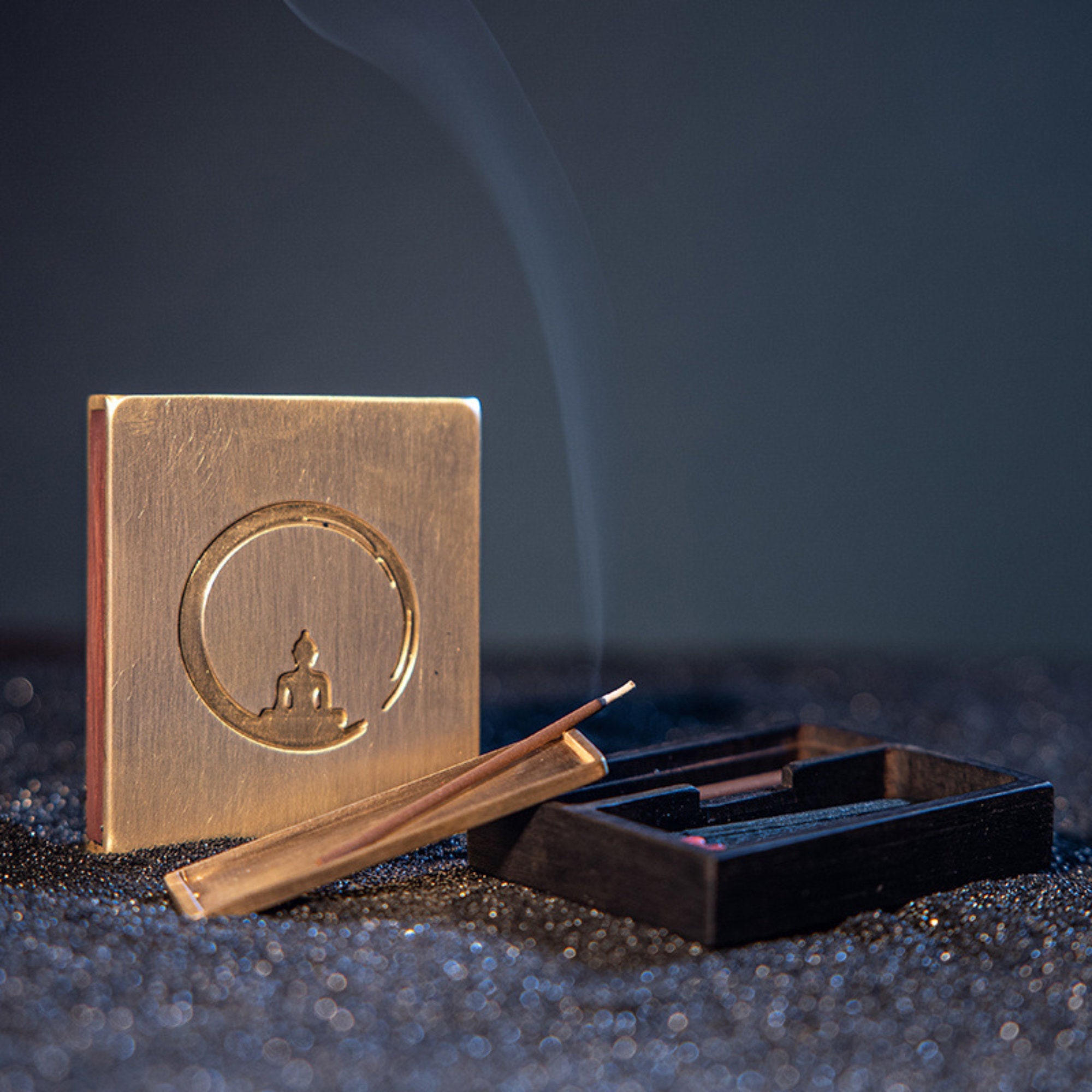 Custom Brass Matchbox Pocket Incense Box Incense Travel Box Etsy UK