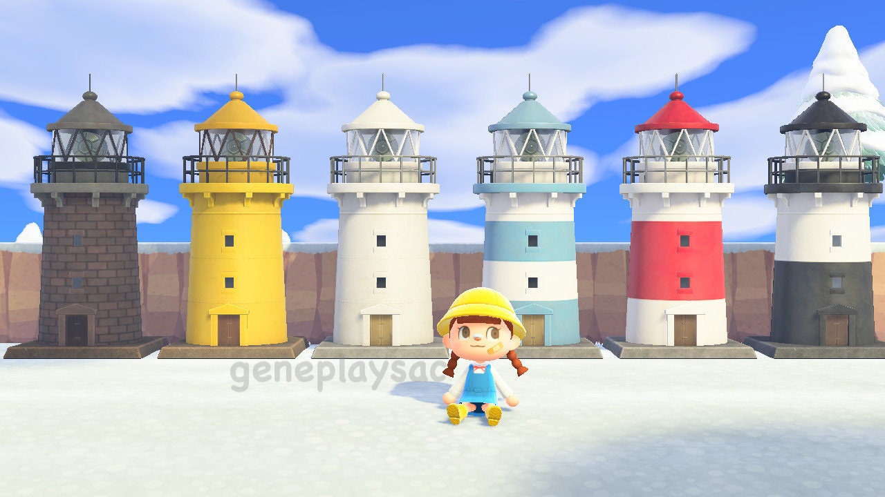 Lighthouses Animal Crossing New Horizons Furniture Set Etsy Lighthouses Animal Crossing New Horizons Furniture Set Etsy