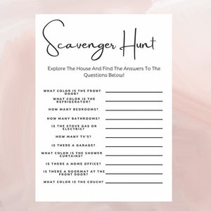 Scavenger Hunt IceBreaker Game | Vragen over IceBreaker | Gespreksstarters | Afdrukbaar dinerspel | Direct downloaden |