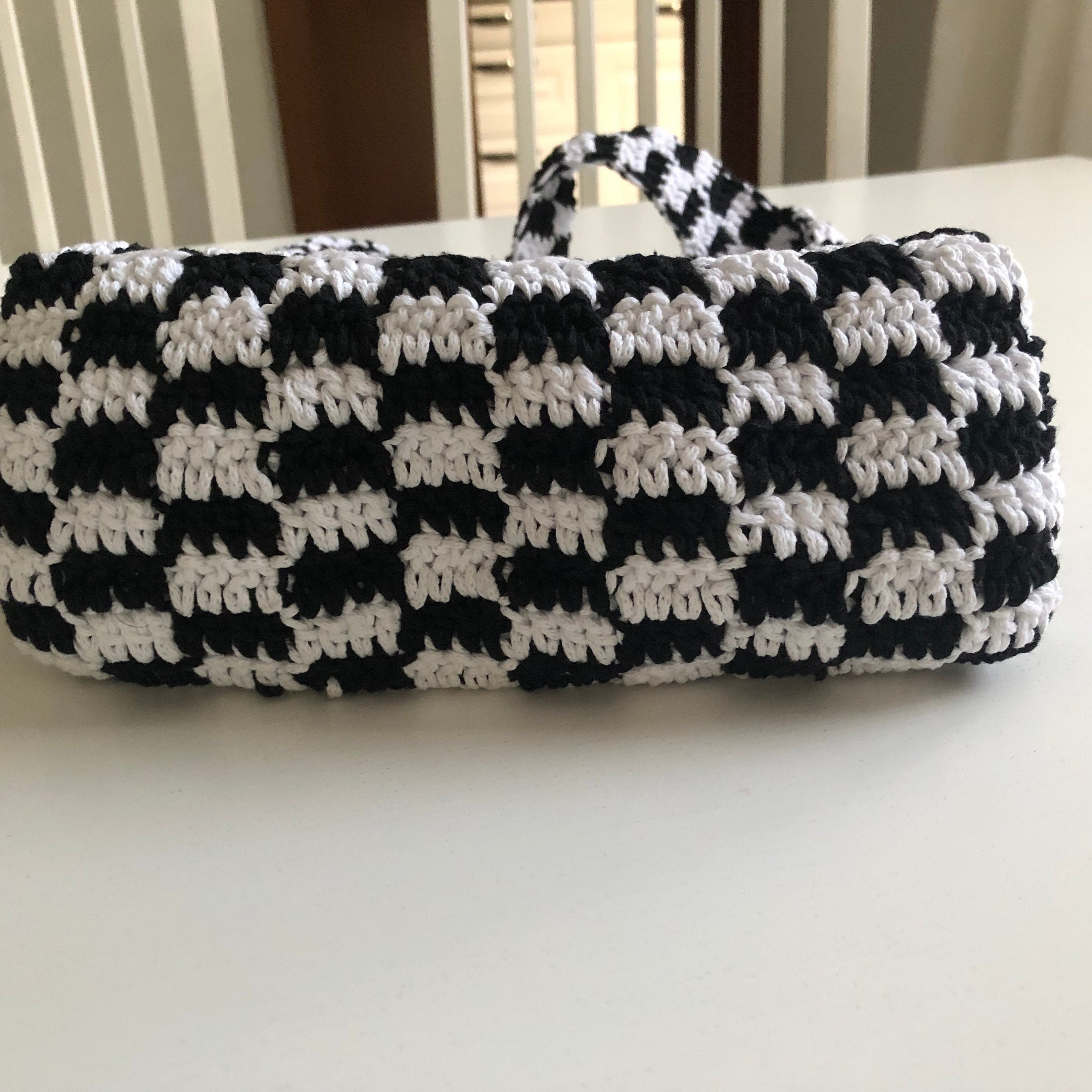 Gestrickte Umhängetasche Damen - Große Häkeltasche Für Strand & Reisen (Beige)