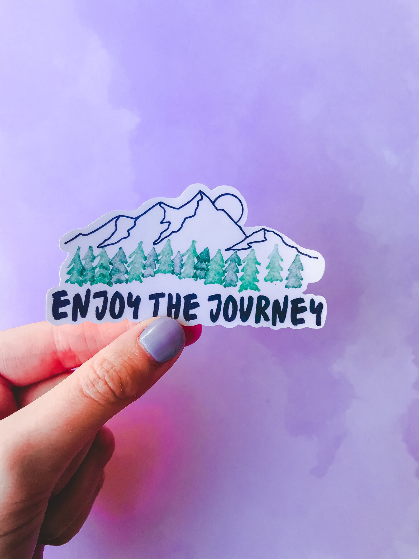 Enjoy the Journey Sticker Etsy