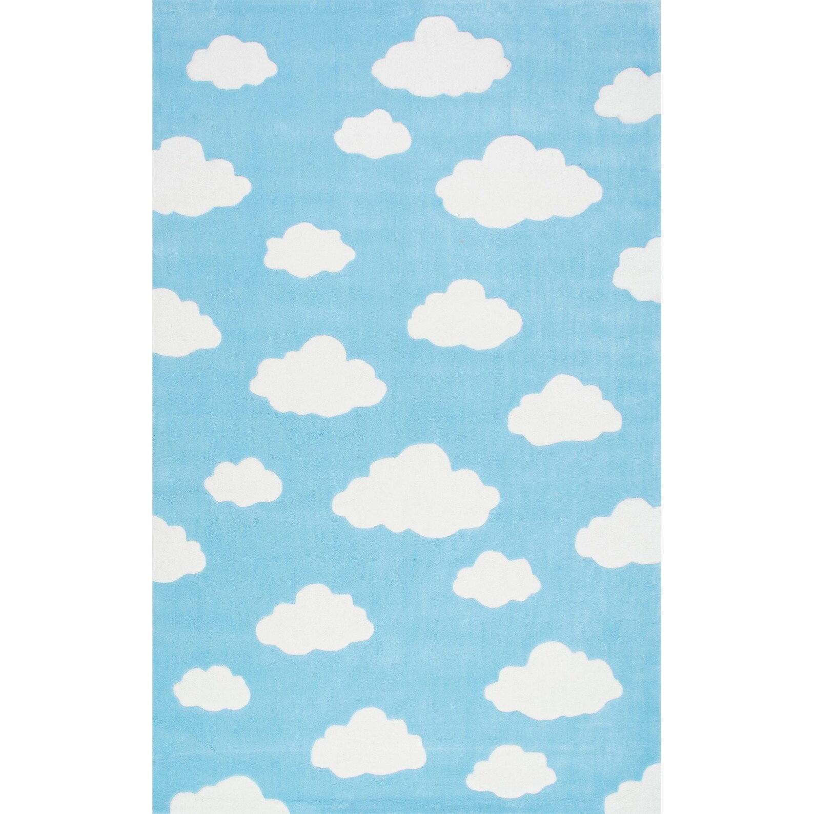 Hand Tufted Modern Clouds Kids Area Rug Handmade Area Rug Etsy