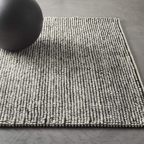 Handknitted Chunky Wool Indoor Area Rug Etsy