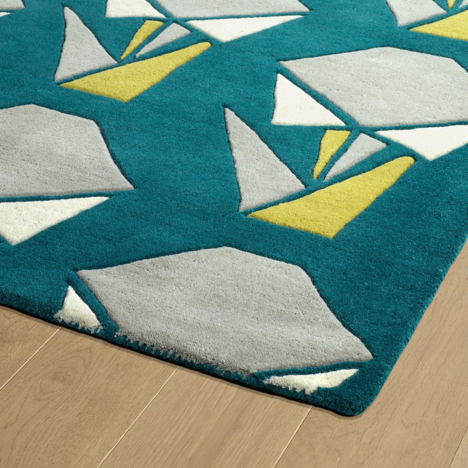 Designer Hand Tufted Wool Area Rug Modern Area Rug Handmade Etsy