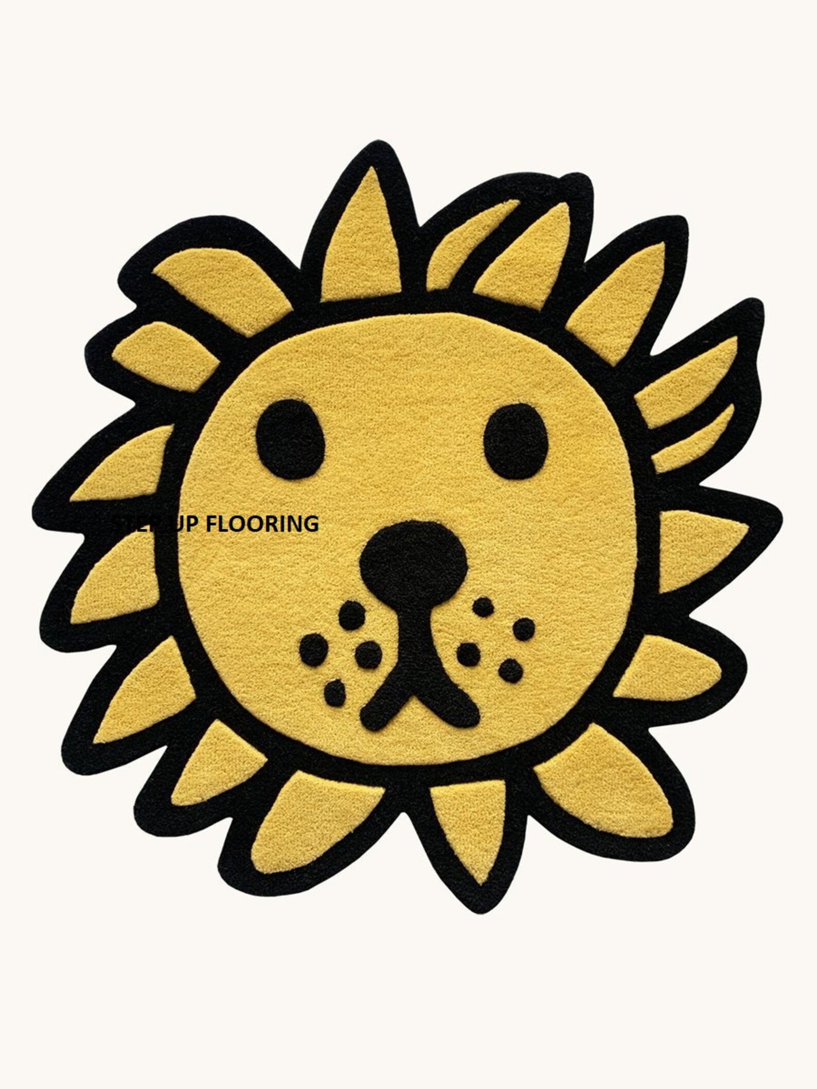 Designer Lion Rug Hand Tufted Wool Area Rug Modern Area Rug Etsy UK