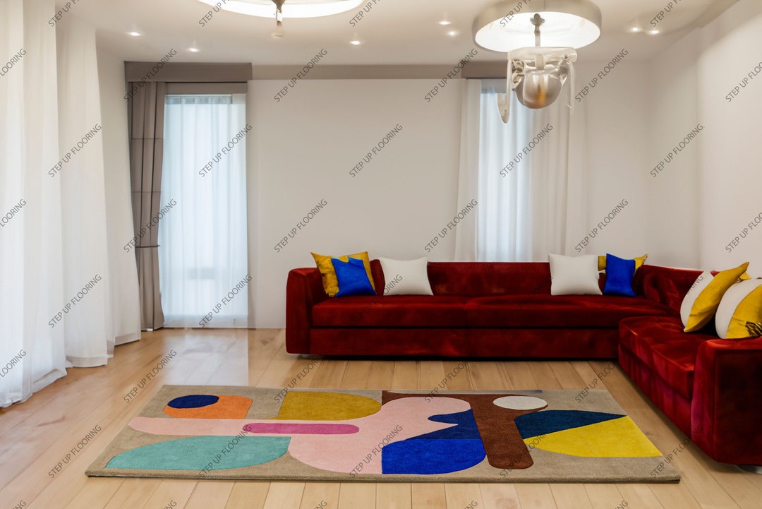 Bespoke Hand Tufted Minimalist Luxe Chic Sustainable Mid Century Modern ...