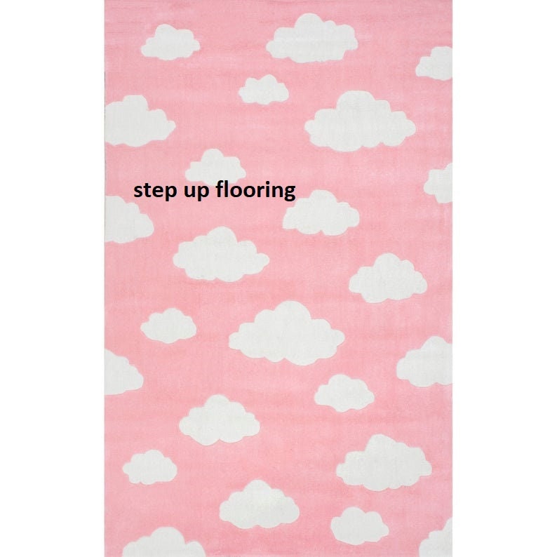 Hand Tufted Modern Clouds Kids Area Rug Handmade Area Rug Hand Etsy