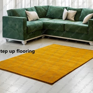 Park Rug Gold Solid Hand Loom NK gerepliceerd tapijt Hand getuft Hand Tuft Nieuw-Zeeland wollen tapijt 5x8 6x9 7x10 8x10 9x12 10x14 aangepaste op maat