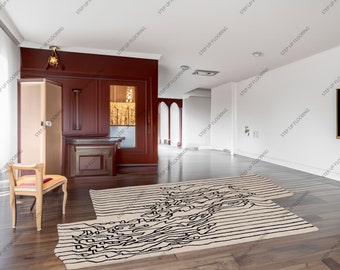 Modern Style Handmade Hand Tufted Large Area Rug 100% New Zealand Woolen Rug reddish orange rug 5x8 6x9 7x10 8x10 9x12 carpet