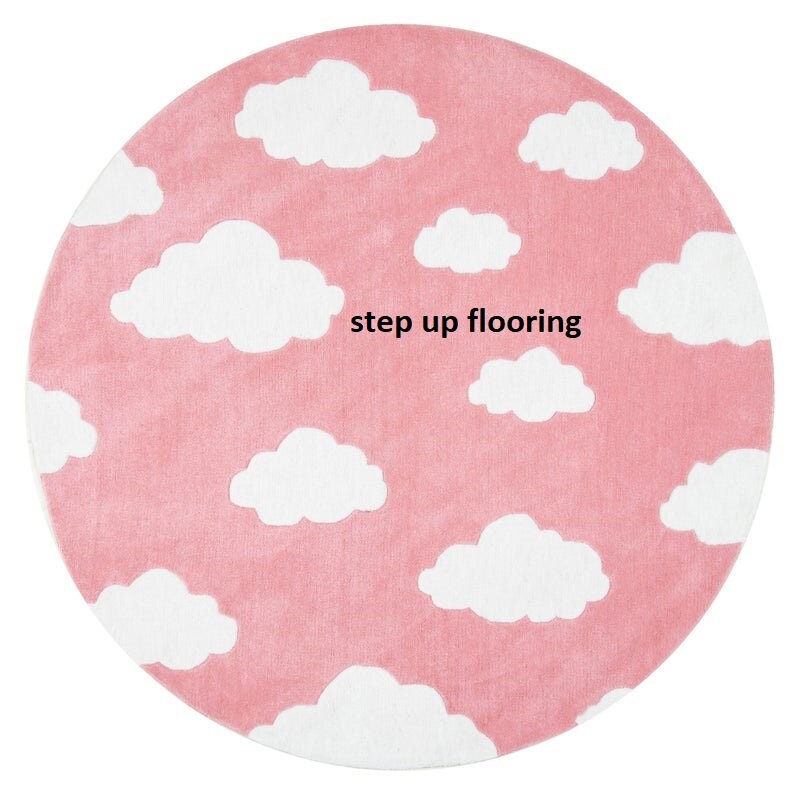 Hand Tufted Modern Clouds Kids Area Rug Handmade Area Rug Hand Etsy