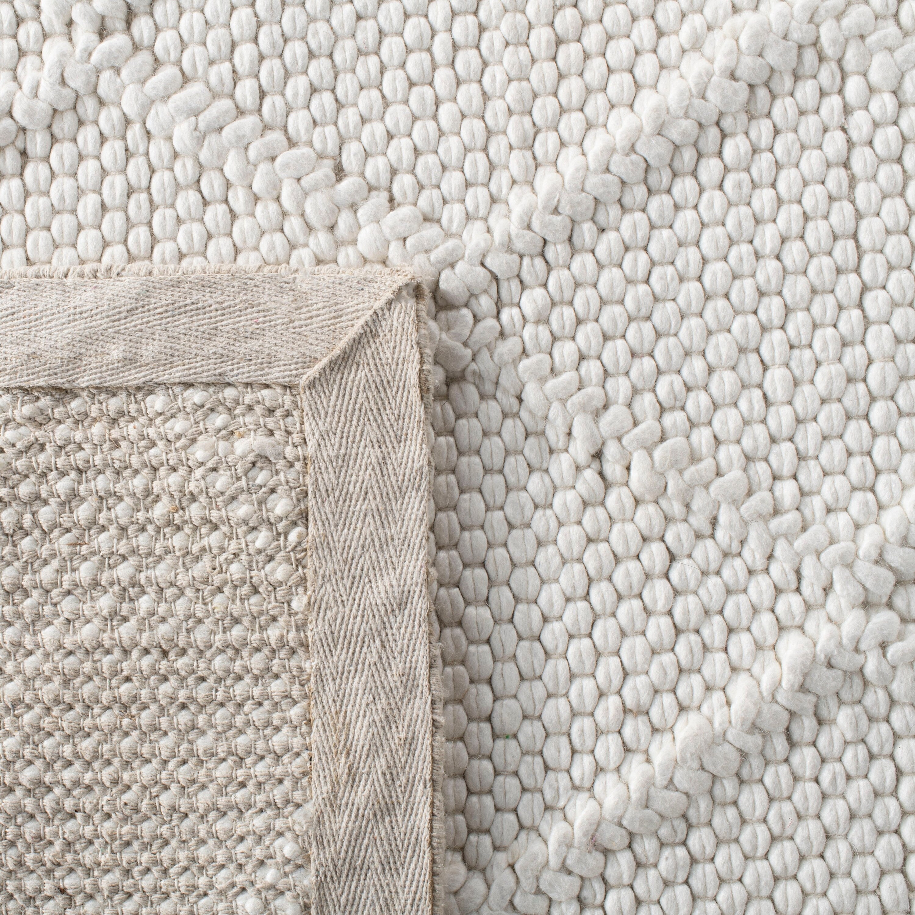 HandKnitted Chunky Wool Indoor Area Rug Etsy
