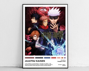 picture Anime Minimalist Poster Ohshc retro anime print etsy