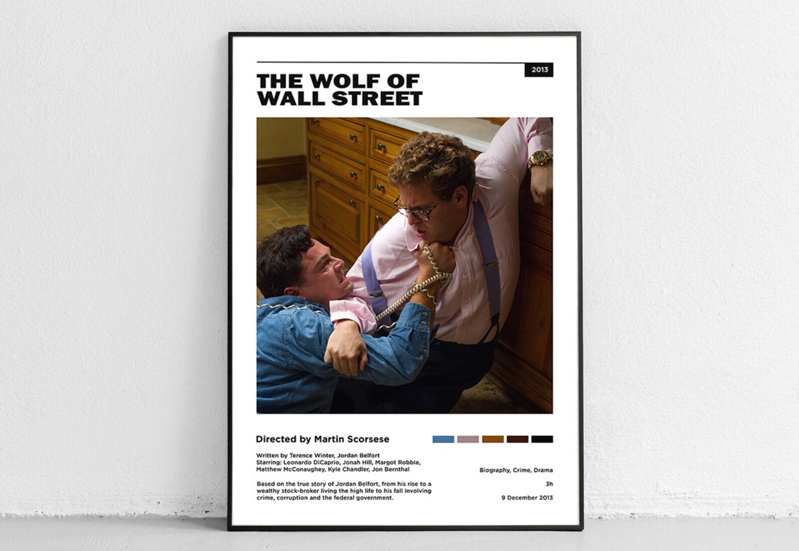 The Wolf Of Wall Street Poster Martin Scorsese Minimalist | Etsy