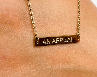 An Appeal Necklace - An Appeal To Heaven - Gift for Her, Faith-Based Necklace, Patriotic Necklace, Christian Necklace