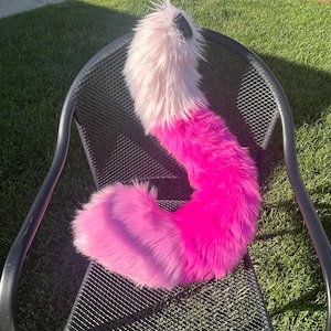 Large Pink fursuit Tail