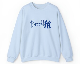 【DEARMINE】Ruckle Brooklyn Sweatshirt BROOKLYN Hoodie - WRDMRK - New York Borough College Style