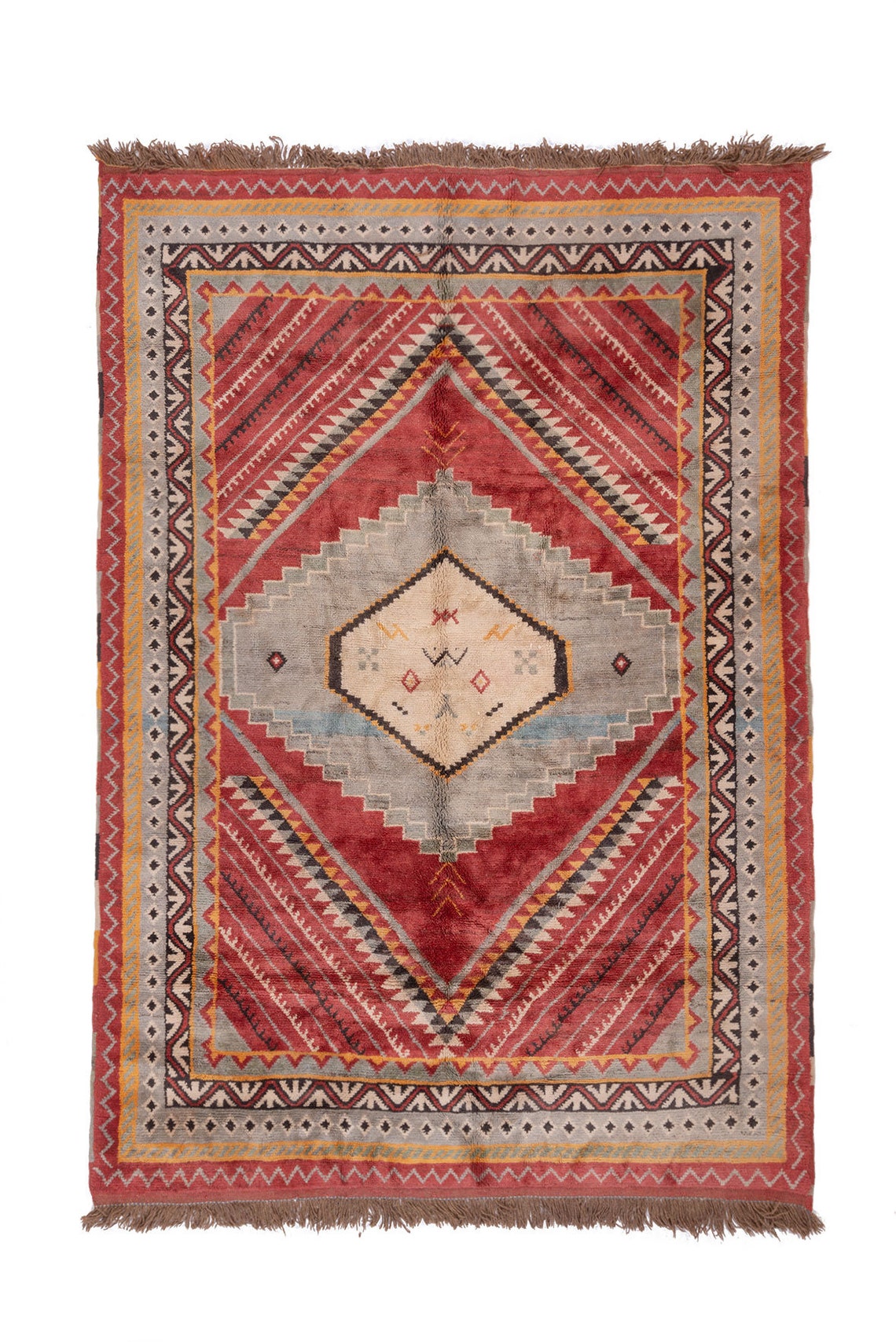 EXTRA Fez Vintage Rug/Authentic Moroccan carpet/ Handmade Etsy