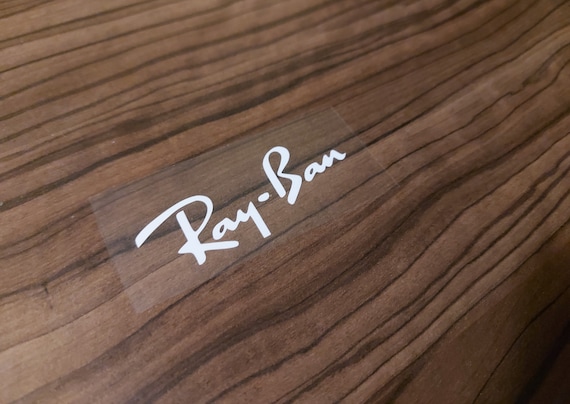 Ray ban decal for sunglasses. Ray ban sticker ray ban p | Etsy