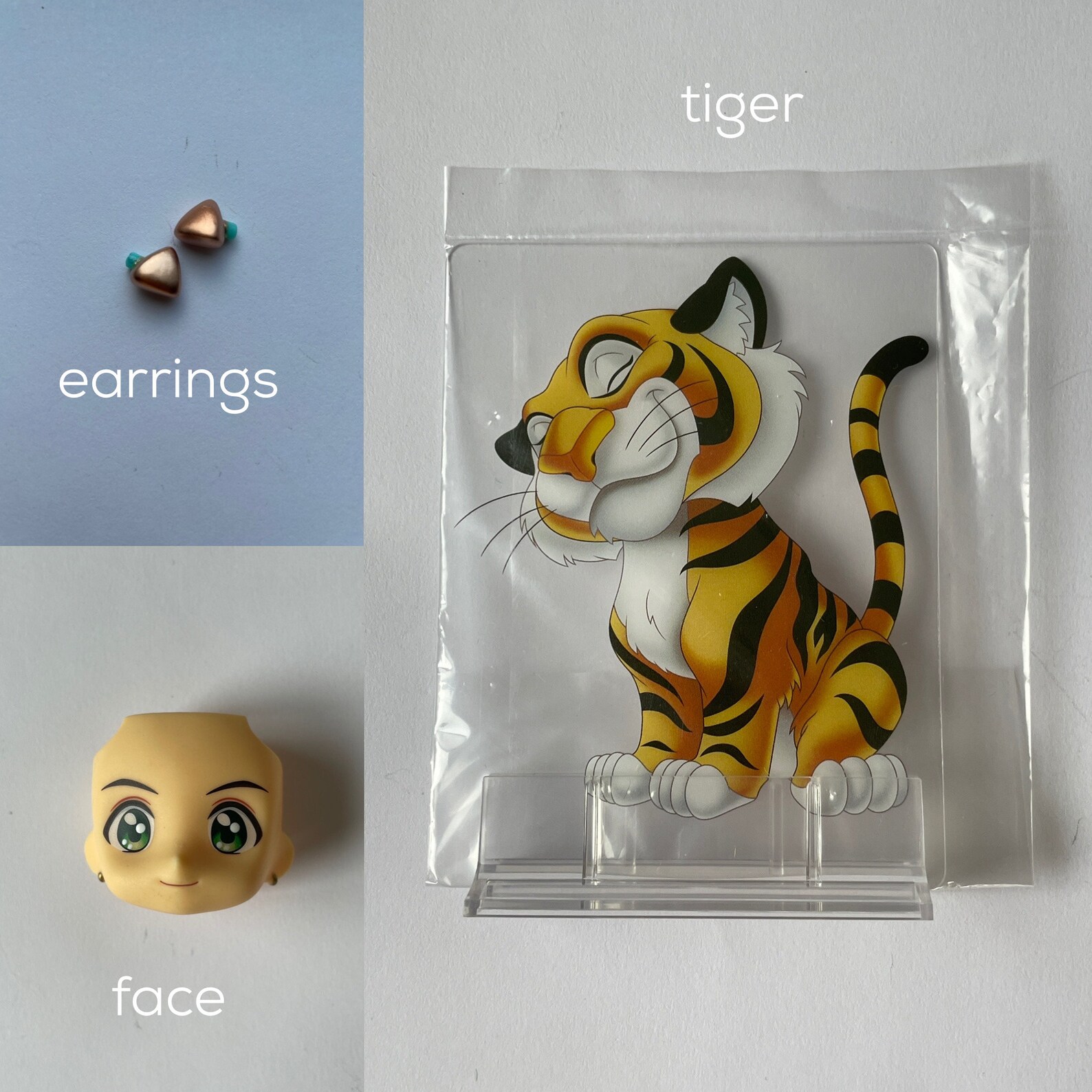 GSC nendoroid face hair body parts split for customization | Etsy