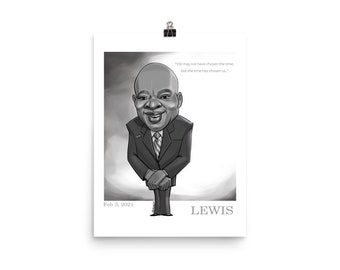 LEWIS - (3/28) Black History Month's Great 28 Caricature Series