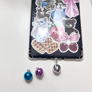 Disco Ball Kindle Charm, Phone Charm, USB Charm, Kindle Accessories, iPad/Tablet Accessories, Phone Accessories, Dust Plug