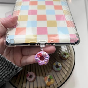 Mochi Donut Kindle Charm, Phone Charm, USB Charm, Kindle Accessories, iPad/Tablet Accessories, Phone Accessories, Dust Plug